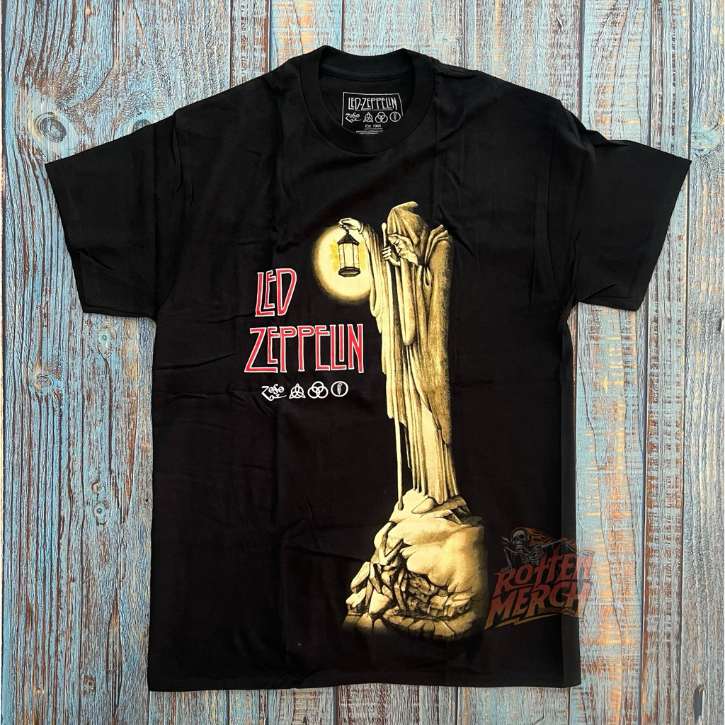 Kaos T-Shirt Band Led Zeppelin - Hermit Official Merchandise