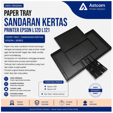 Paper Tray Epson L120 L121 Original Bekas | Sandaran Kertas Printer Epson