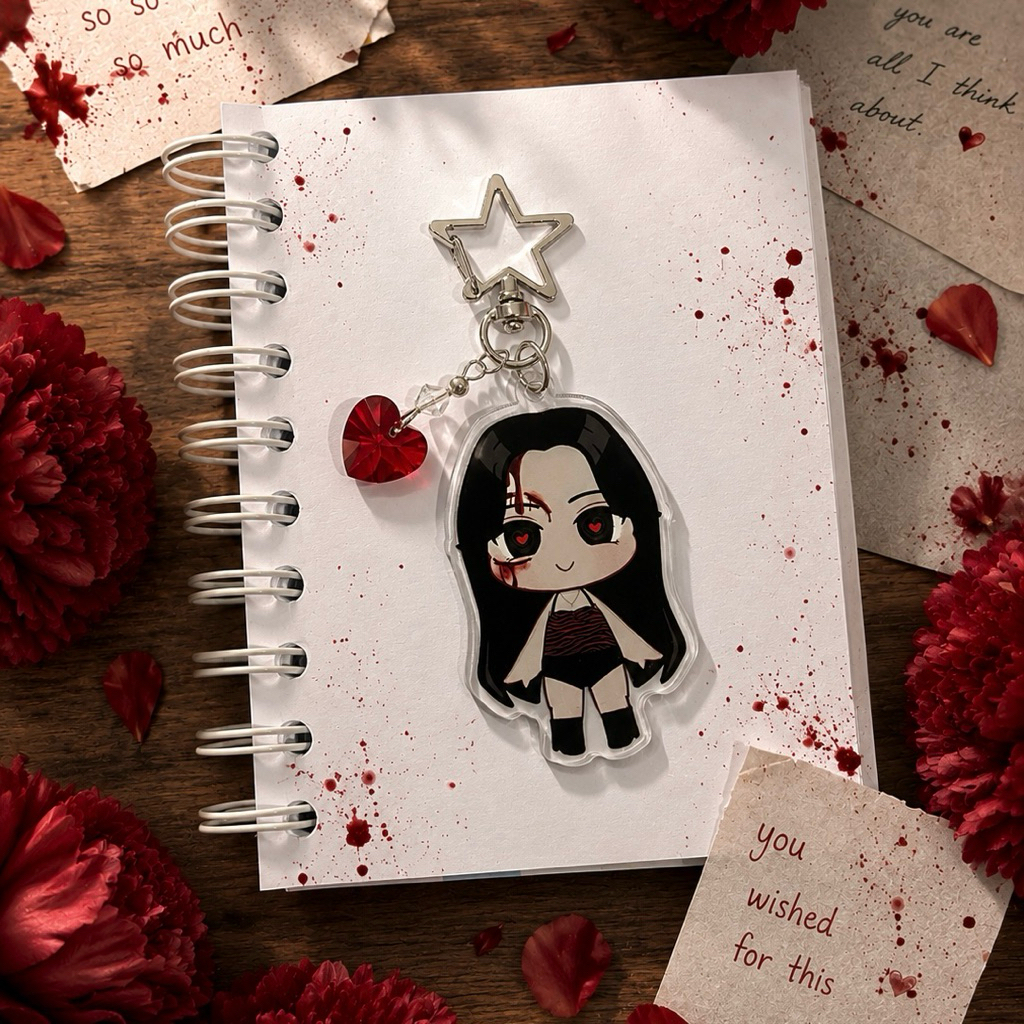 OBSESSION Nikki acrylic keychain | OBSESSION movie | [FREE STCIKERS]