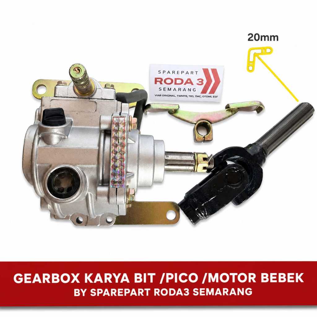 Gearbok bebek viar tossa pico gearbox viar 110 karya bit srikandi as 17mm Girbok maju mundur motor b