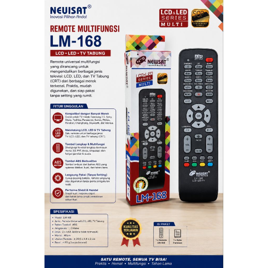 Remot tv universal tv tabung remot universal Lcd remot universal Led remot tv universal tv lama remo