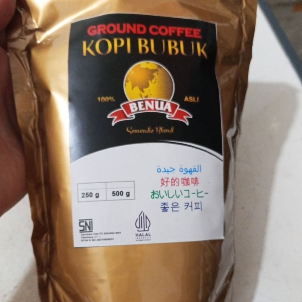 Benua Kopi Bubuk Robusta  250gr///Benua Kopi Arabica 250gr