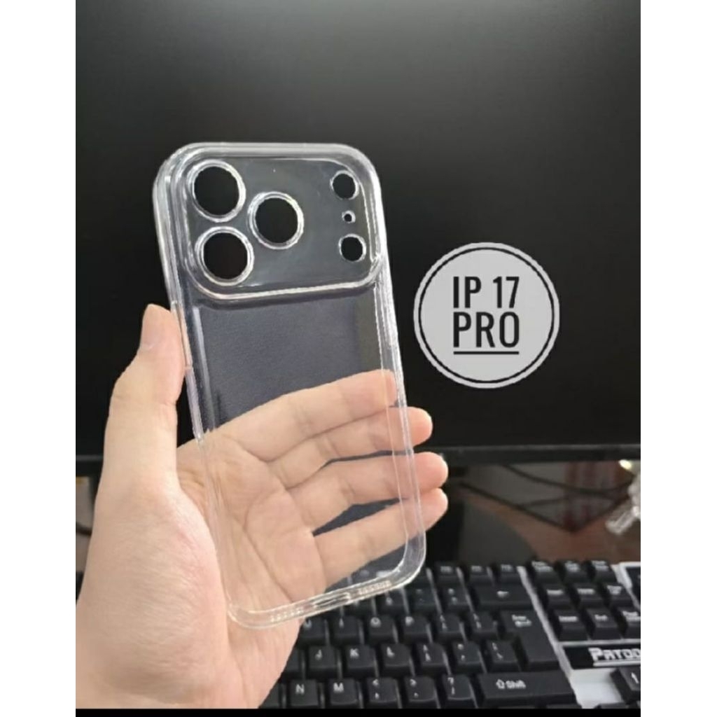 SOFTCASE TPU SPACE BENING TRANSPARAN IP 17 / 17 PRO / 17 PRO MAX / CASING