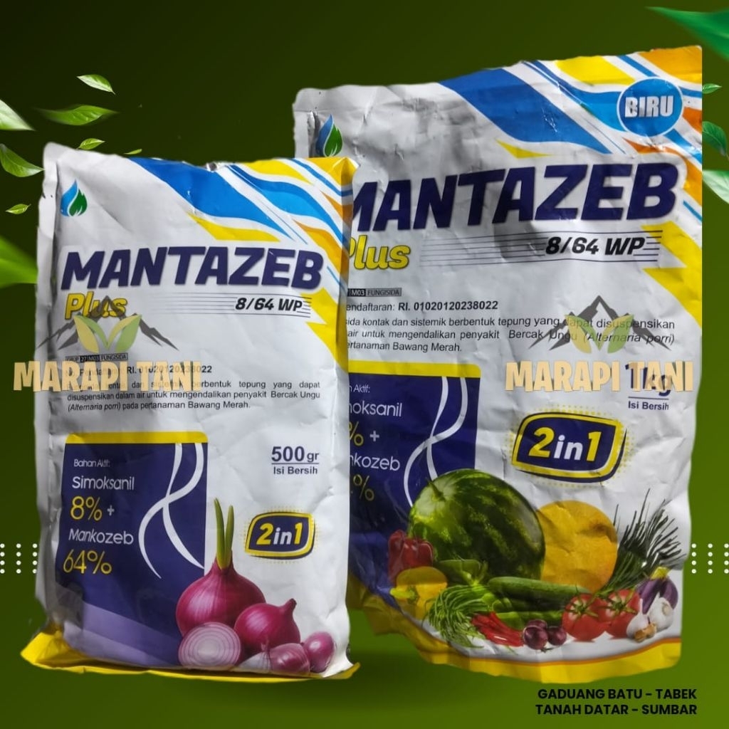 MANTAZEB PLUS 8/64 wp // Fungisida Mancozeb + Simoksanil