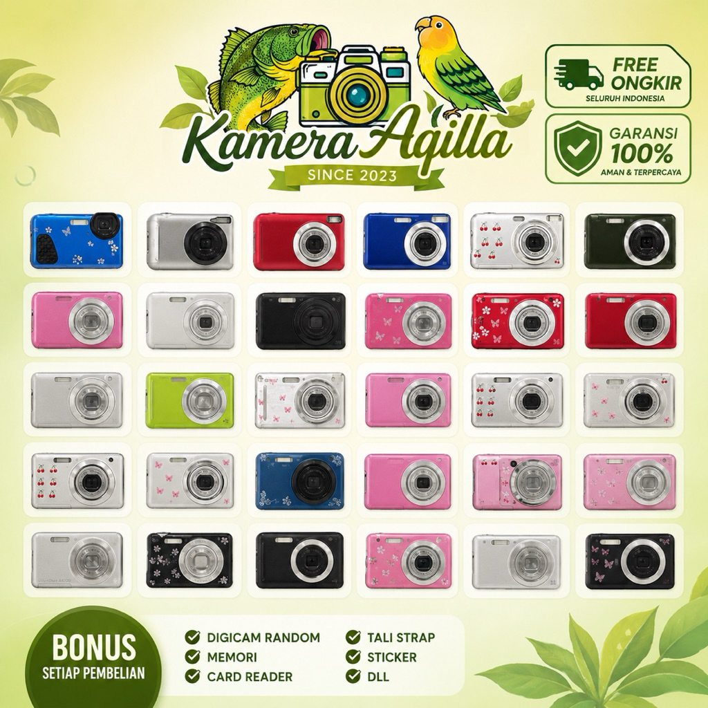 [BELI 1 DAPET 2 DIGICAM] Kamera Digital Garansi Camdig Sony Samsung Nikon Canon Lumix Olympus Second