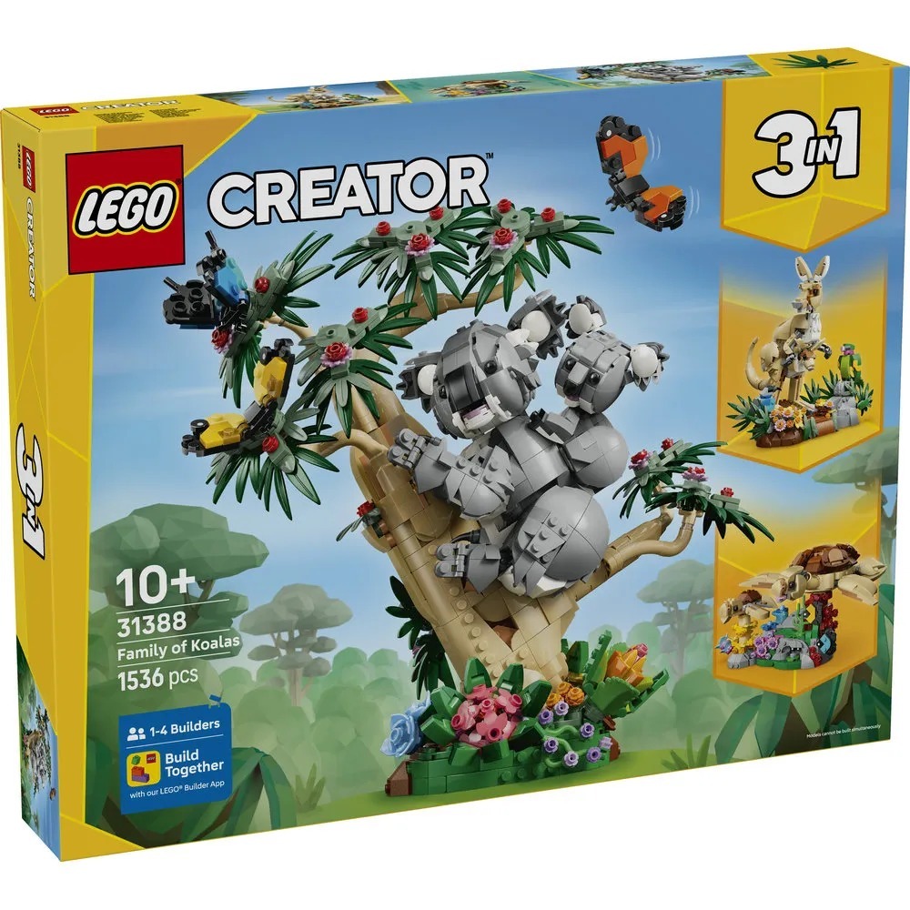 LEGO 31388 Wild Animals: Family of Koalas