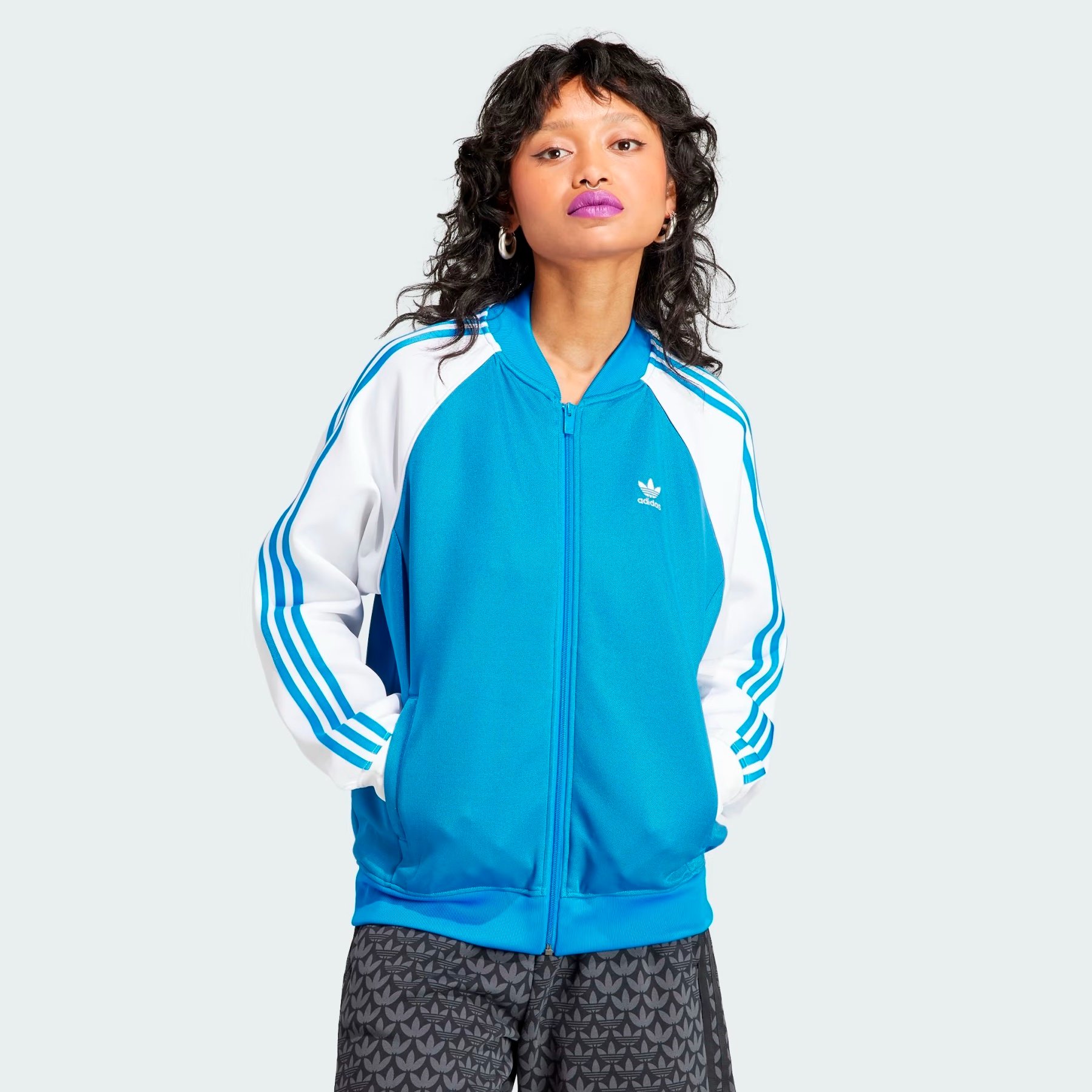 ADIDAS ADICOLOR CLASSICS OVERSIZED SST TRACK JACKET ADIII0718