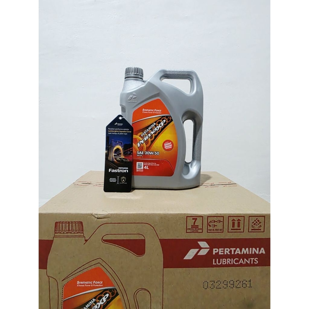 Pertamina Oli Prima Xp sae20W-50 (4L) Oli Mesin Bensin 4000ml