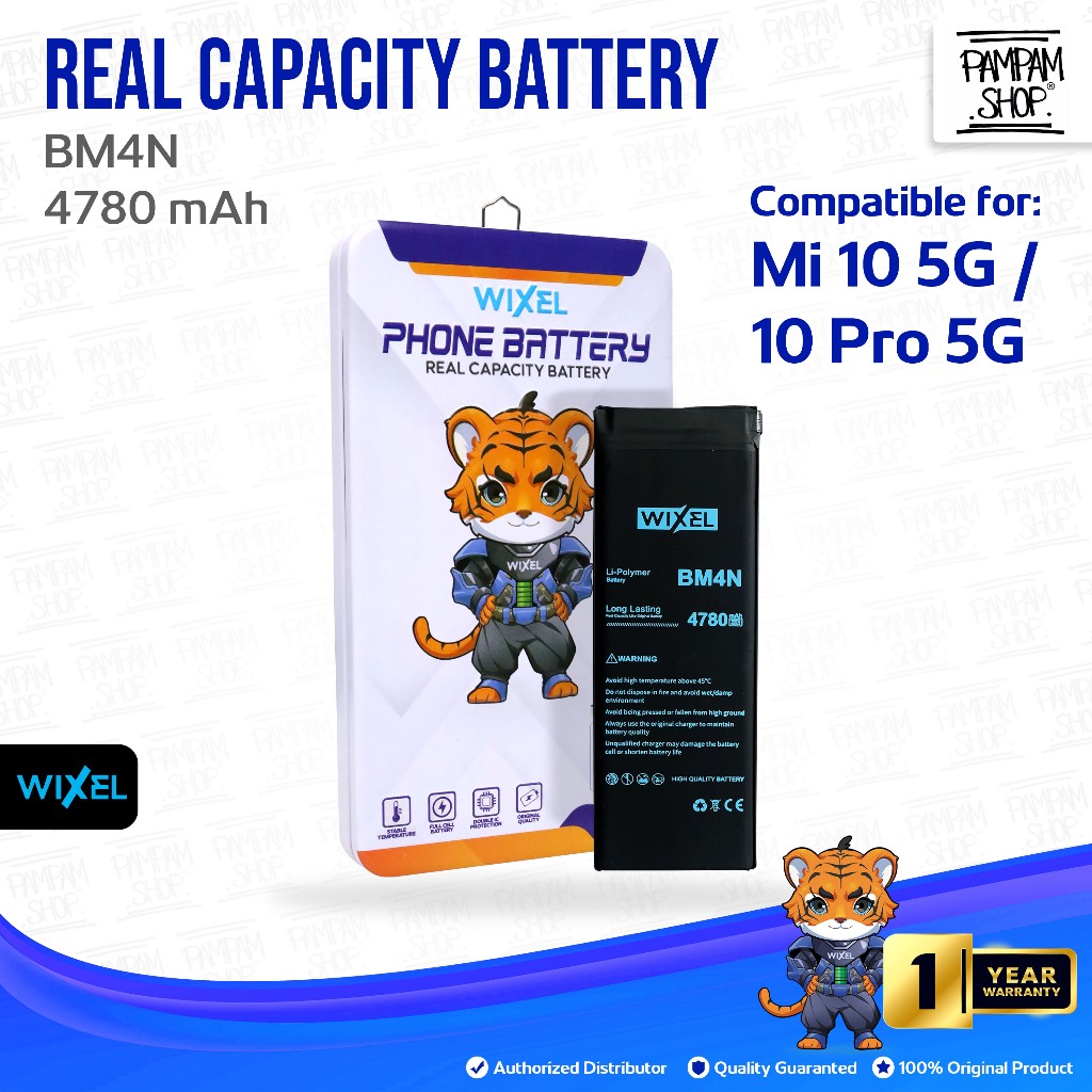 WIXEL Baterai BM4N XiaoMi Mi 10 5G Mi10 Pro Batre Batrai Battery Original Ori HP Handphone BM 4N Dou