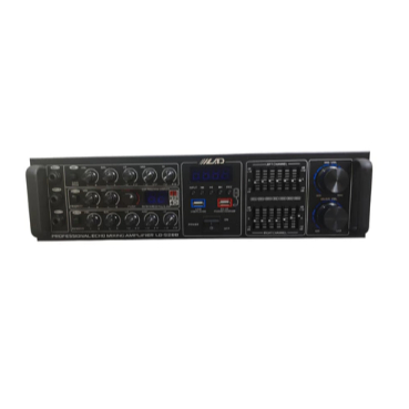 Ampli Karaoke Amplifier Karaoke Mixing Profesional LD528B Reverb DSP 99 USB Bluetooth Equalizer 2x7 