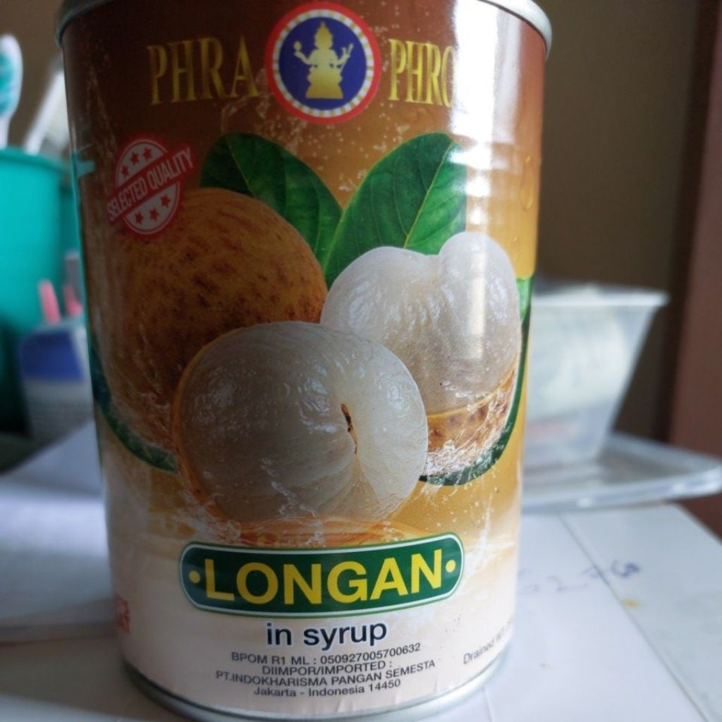 Longan Syrup Phra Phrom (kaleng)