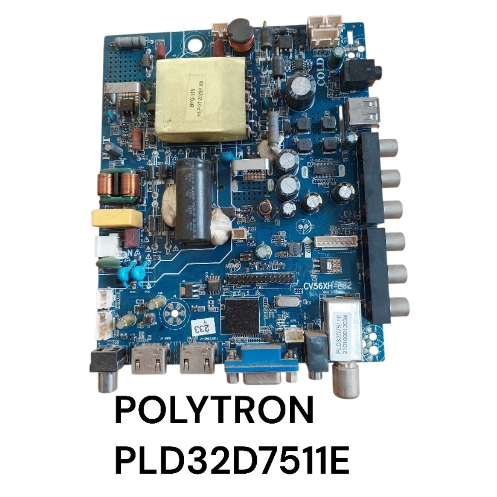 MB POLYTRON PLD32D7511E MESIN MAINBORD POLYTRON