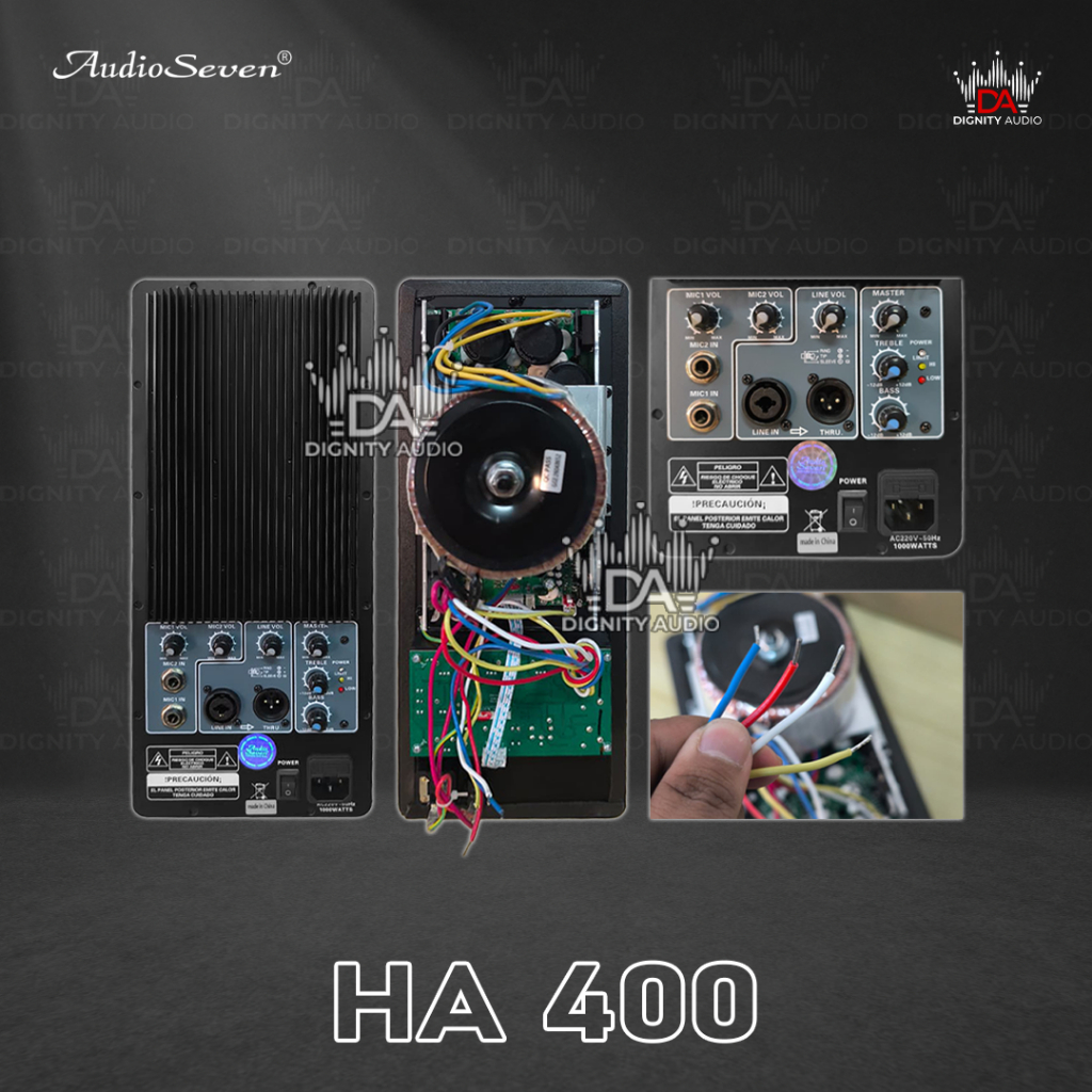 Mesin Kit Speaker Aktif AUDIO SEVEN HA 400 | HA400 Original 1000 Watt