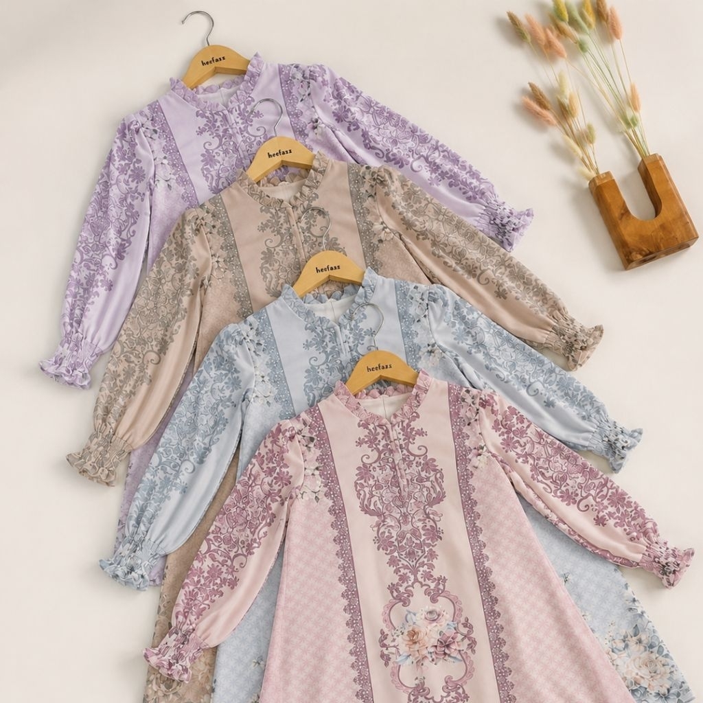 Aleena Gamis Ceruti Babydoll / Ceruti Motif / Ceruti Motif Kashmir Premium