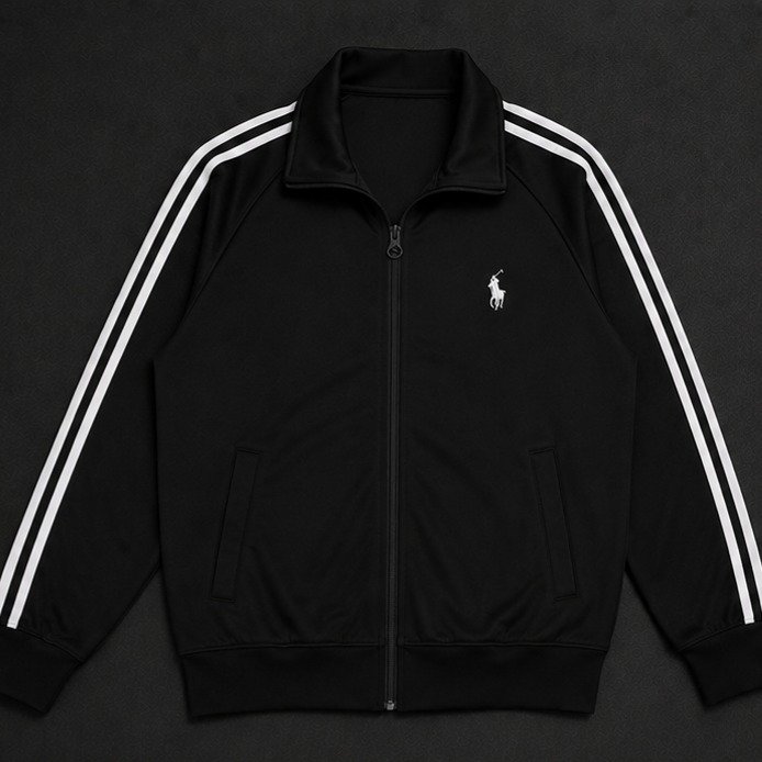 jacket vintage pria distro original - tracktop POLO full tag & label premium - atasan sport pria ola