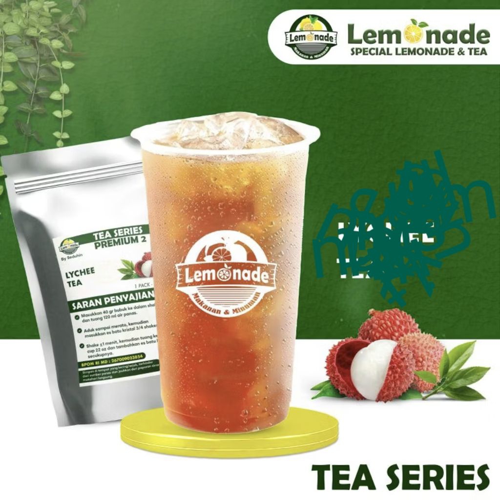 Bubuk Minuman Teh Rasa Lemon untuk Usaha Minuman