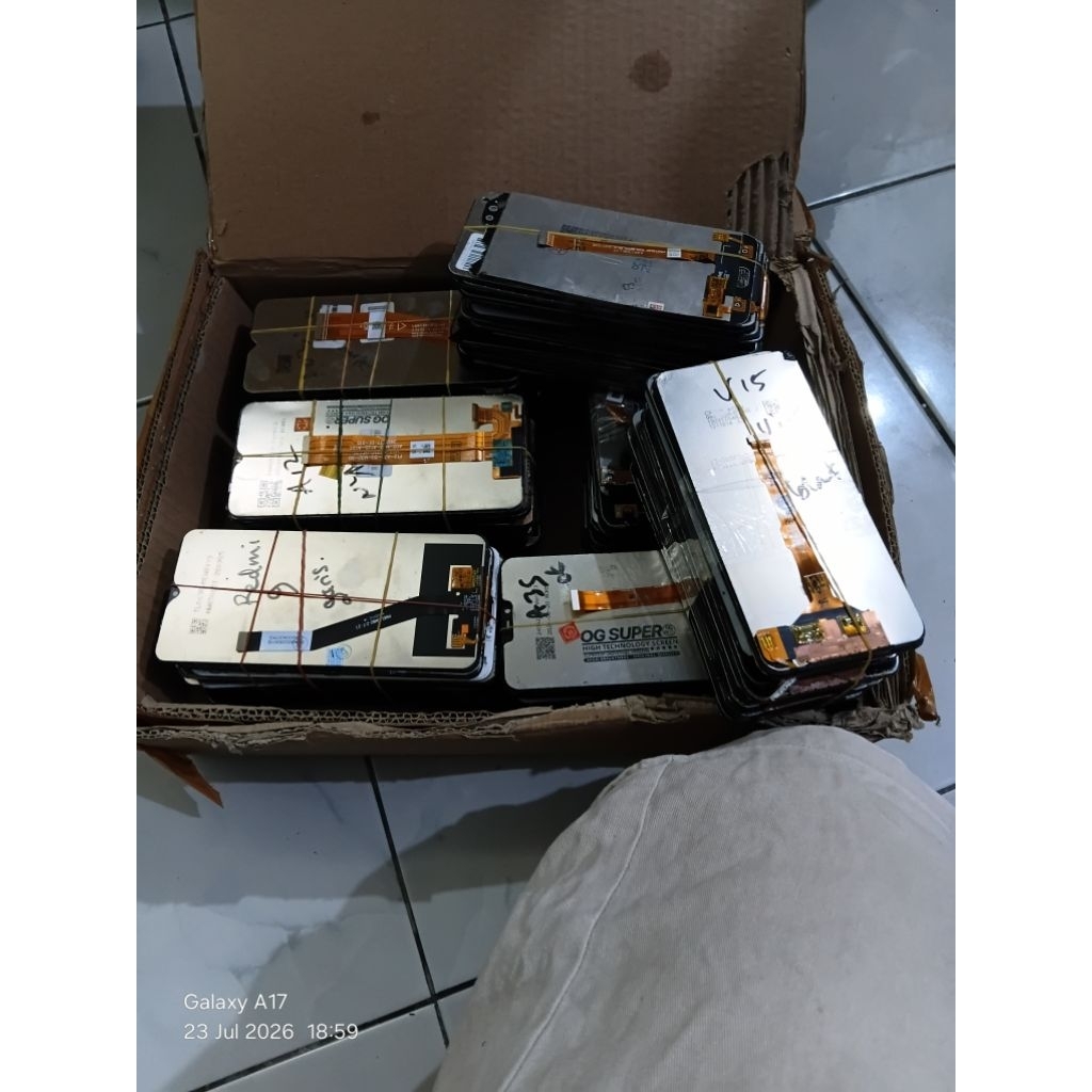 limbah lcd android bekas, harga perkilo