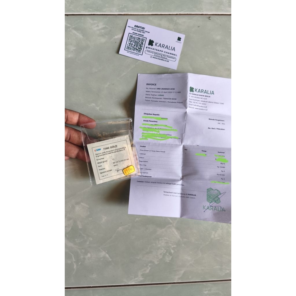 Emas Antam 2.5Gram