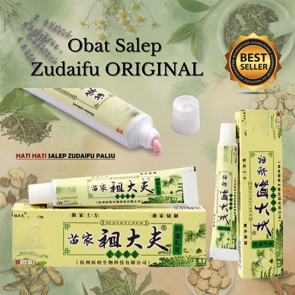 ​[ORIGINAL] Salep Zudaifu Herbal Cina / Obat Gatal Kulit Eksim Kudis Kurap Jamur Ampuh
