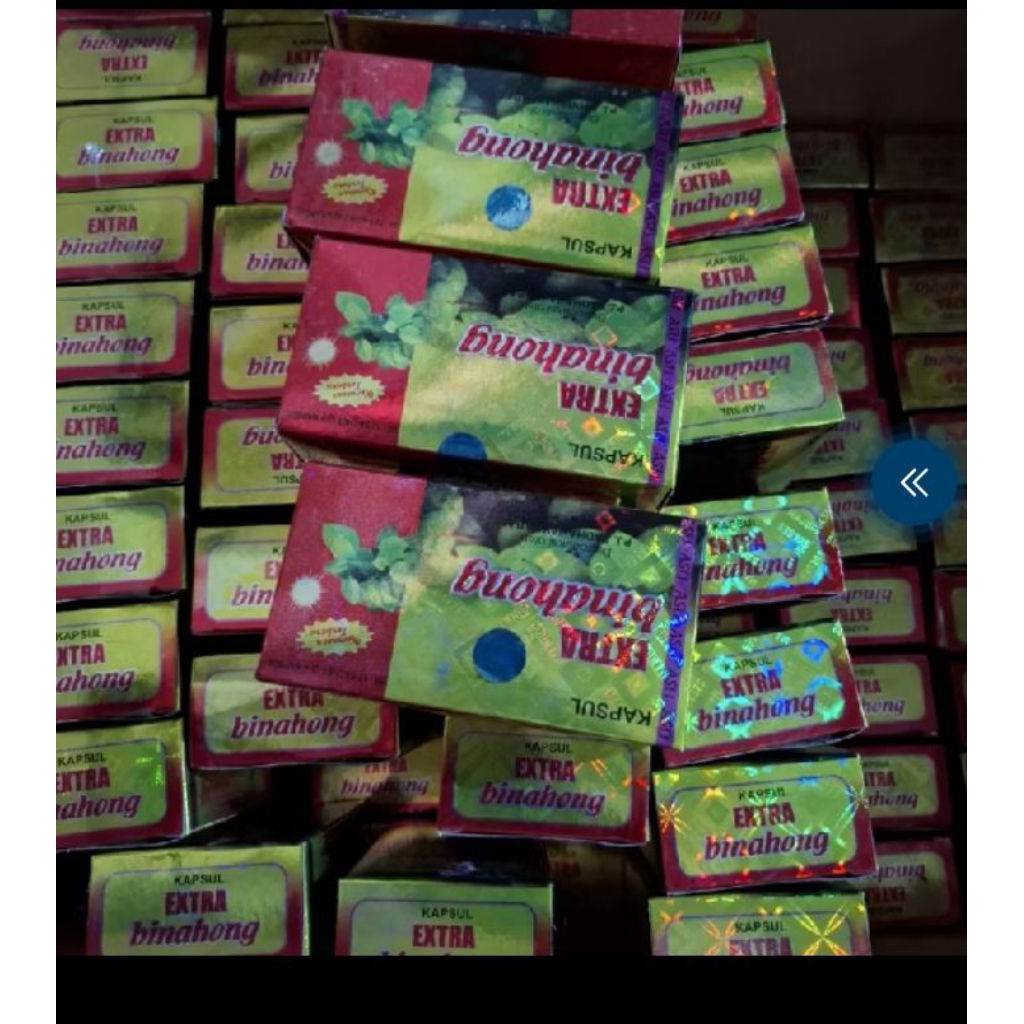 extra binahong kapsul 12 saset 4 kapsul ori