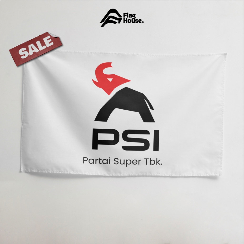 Flaghouse.id - Bendera/Tapestry Partai PSI