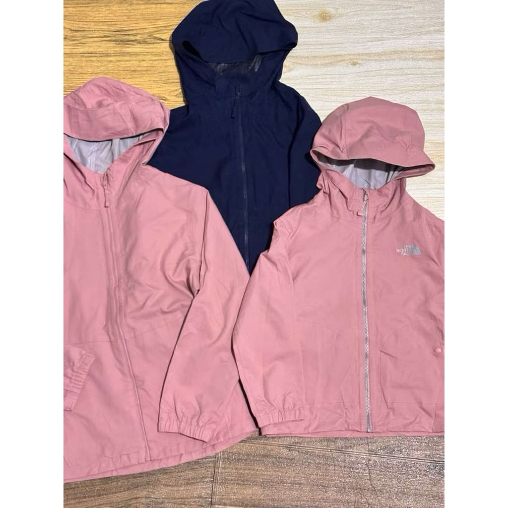 jeket anti air Blocktech Bloktech anak pink navy The North Face TNF size 120 140