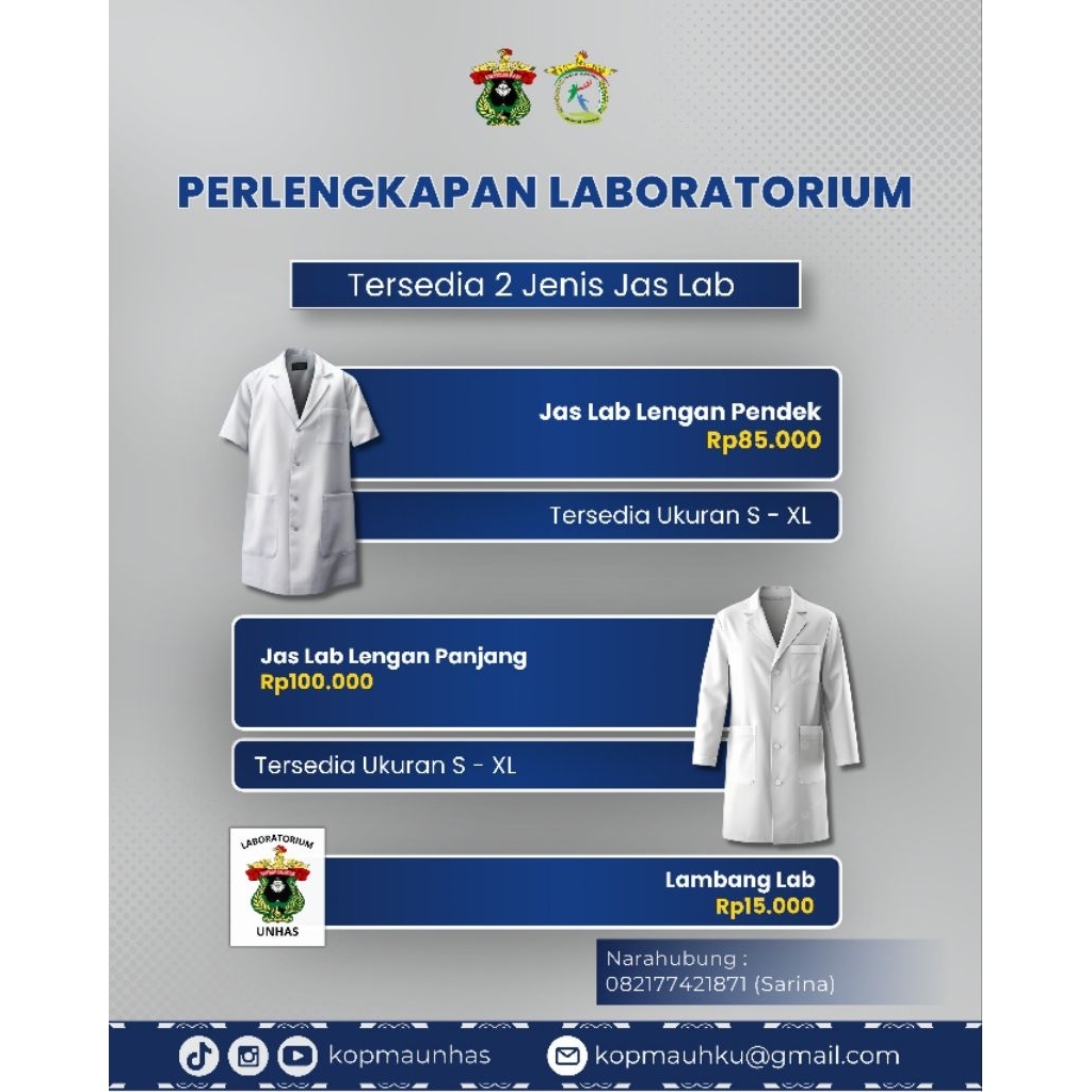 Jas Laboratorium UNIVERSITAS HASANUDDIN