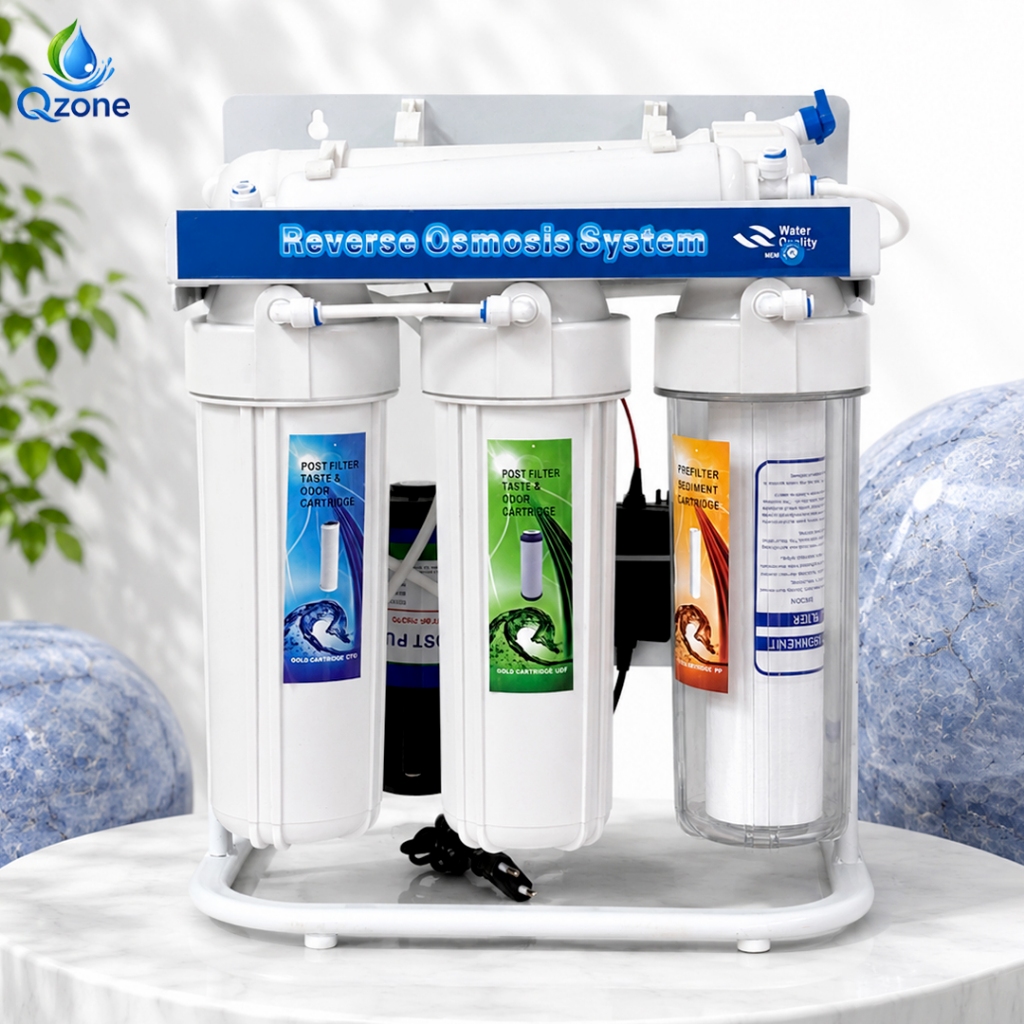 Mesin RO 100Gpd / Filter Air Minum Rumah Tangga / 6 Step Reverse Osmosis