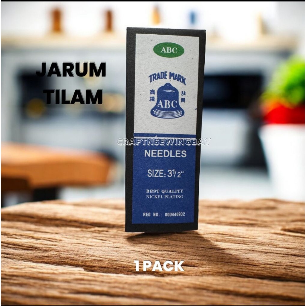 jarum tilam ABC/ needles per pack isi 12pcs