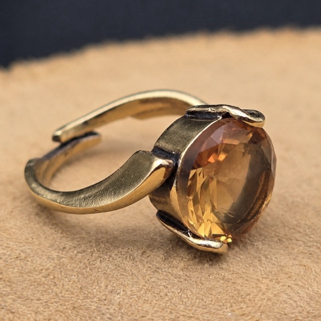 Cincin Zultanite Premium Wanita Pria Adjustable Made in Turkey Batu Zultanite Asli High Quality Copp