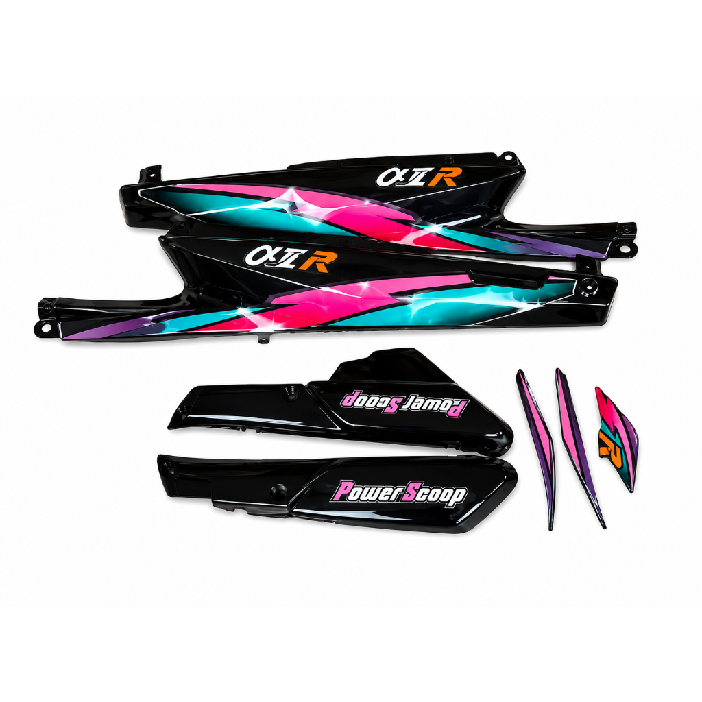 cover body yamaha alfa set bok aki alfa set striping yamaha alfa body set alfa