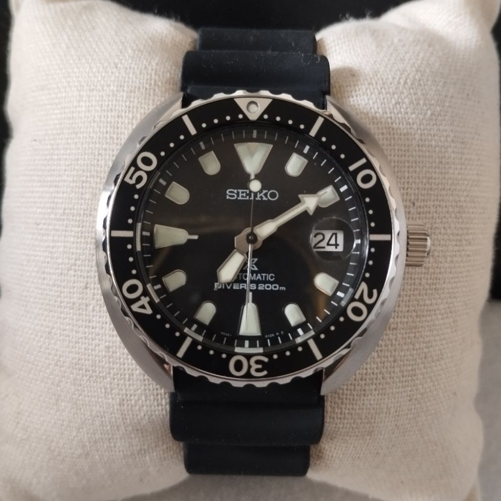 Jam Tangan Seiko Prospex Mini Turtle SRPC37K1 - Rubber Strap
