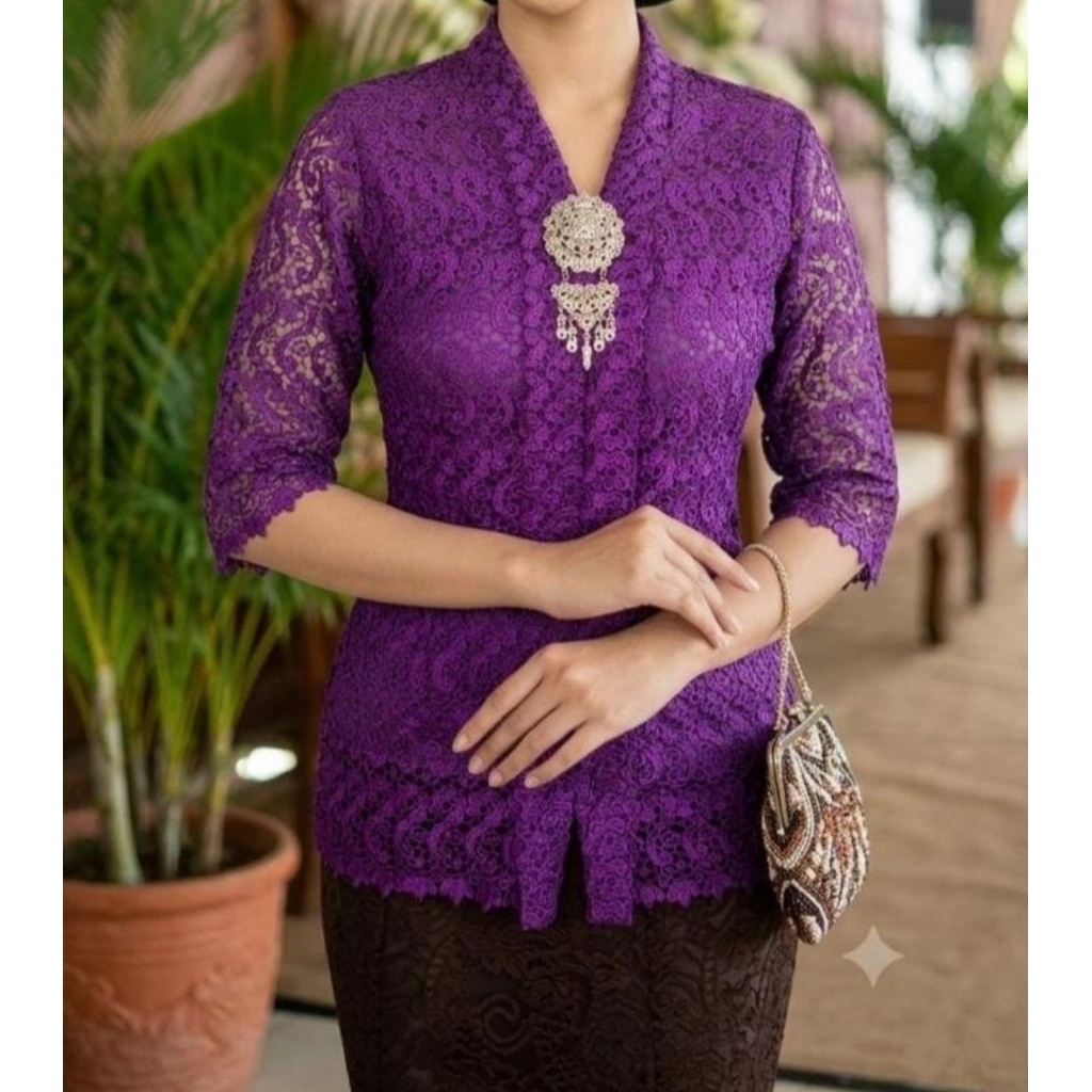 Blus Brokat Hoki Premium