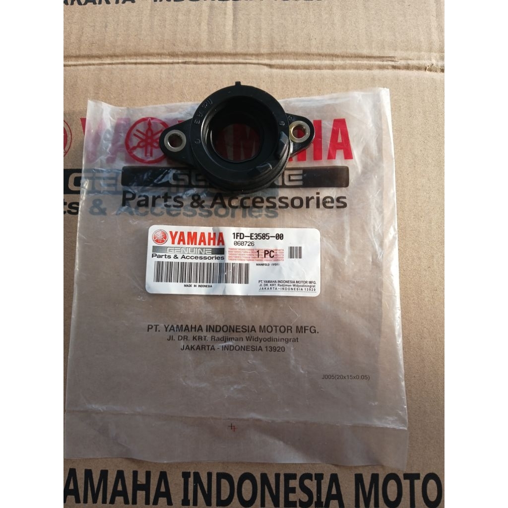 Intake Manifold Original Genuine Yamaha VEGA FORCE , FORCE INJEKSI / 1FD-E3585-00