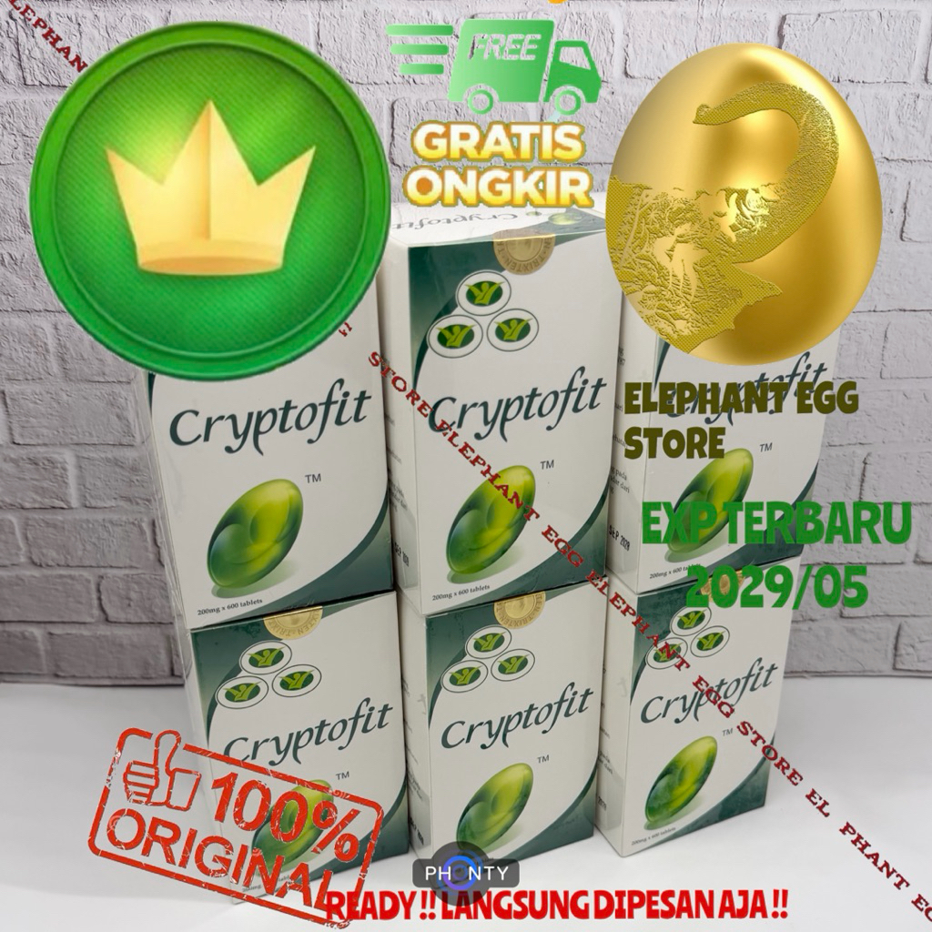 CryptoFit / Kripto Force Isi 600 Tablet 100% Original