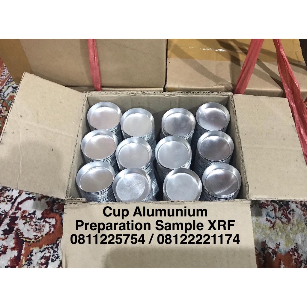 Cup Alumunium Preparation Sample XRF Harga Per 1.000 pcs