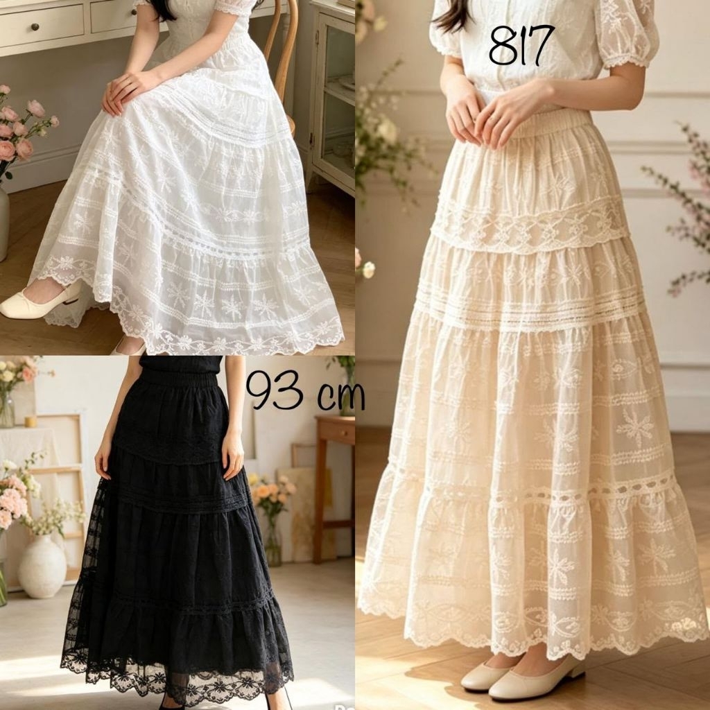 Rok Import Brukat ukuran Panjang