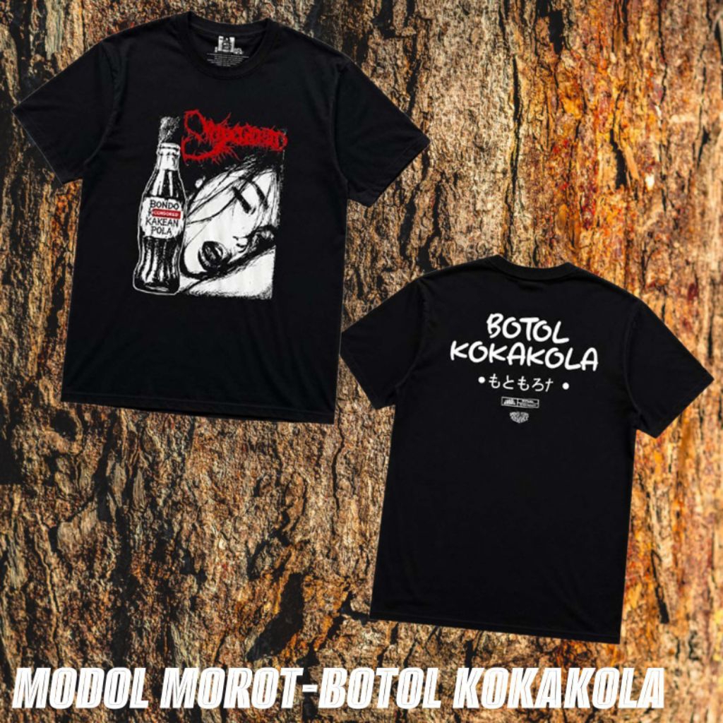 Original tshirt modol morot botol kokakola/gutsbully movement/ kaos Slam Death Metal
