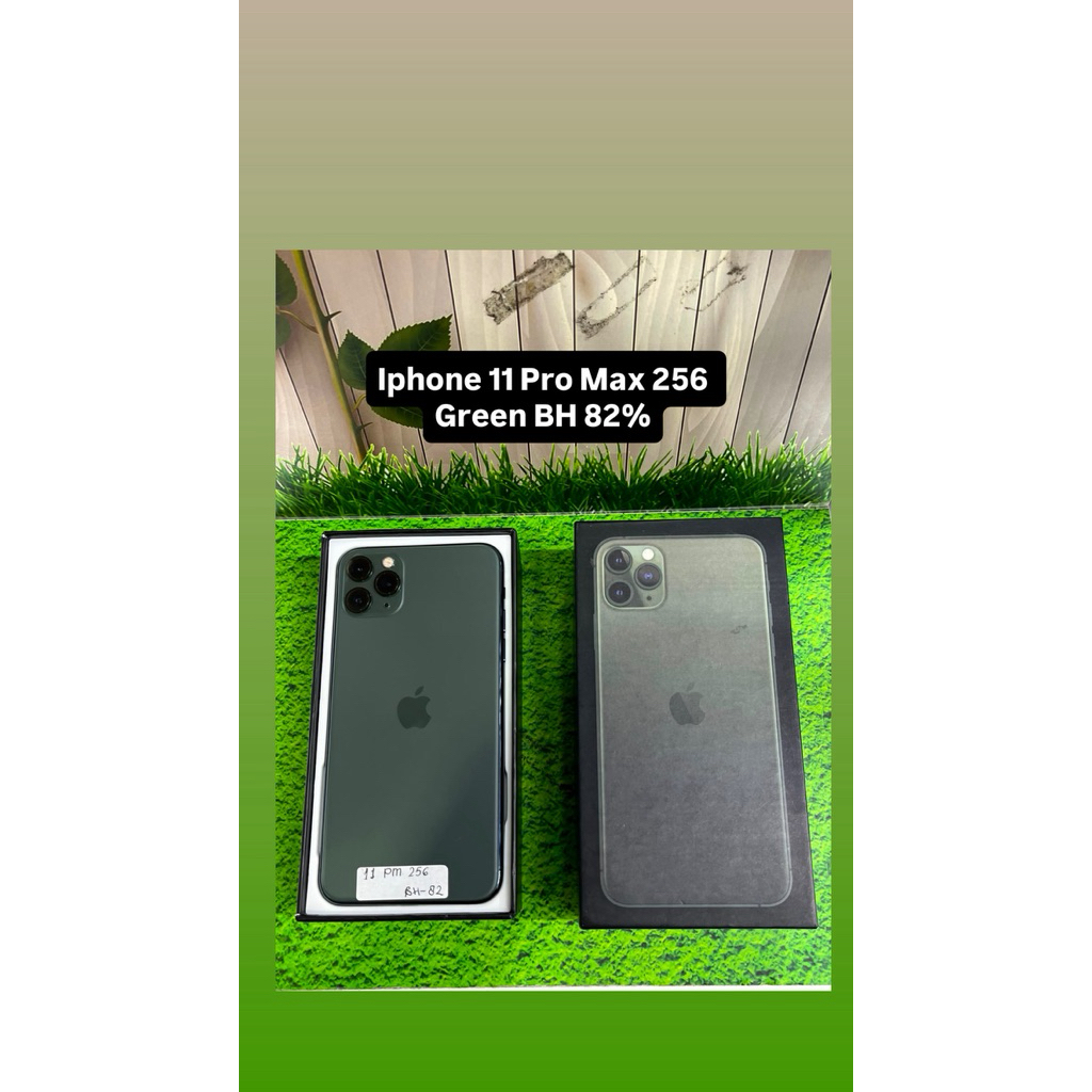 Iphone 11 Pro Max 256 Green inter sinyal aman Ori bekas