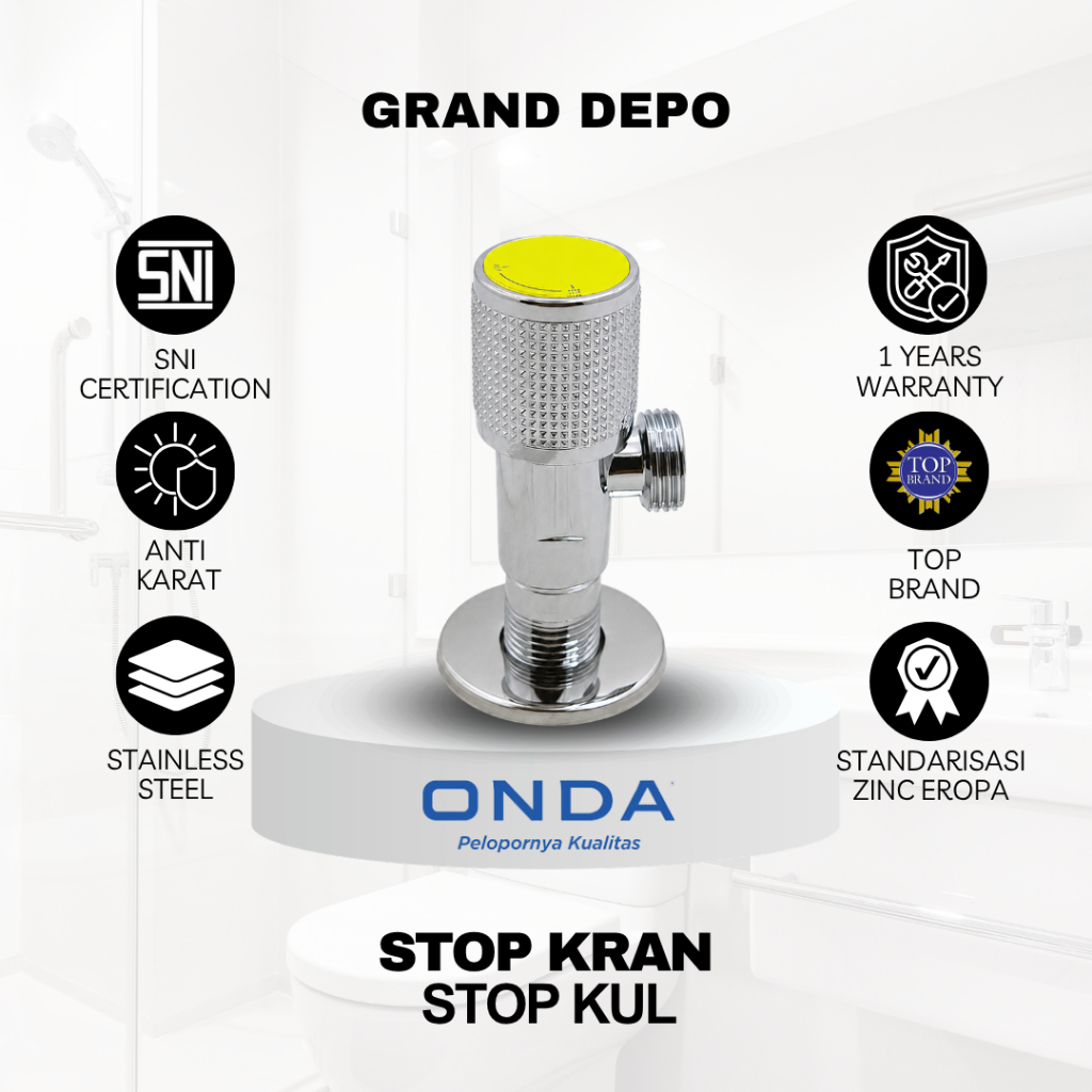 Onda Stop Kran Stop Kul 1/2" / Stop Kran Air Onda