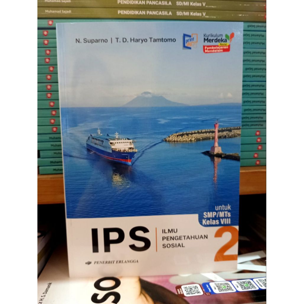 Buku IPS Kelas 8 SMP Kurikulum Merdeka PM Erlangga