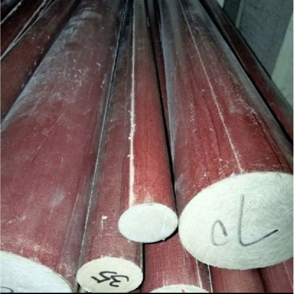Ebonit Batangan 140mm x 50cm / ebonit Peritinax Rod Berkualitas