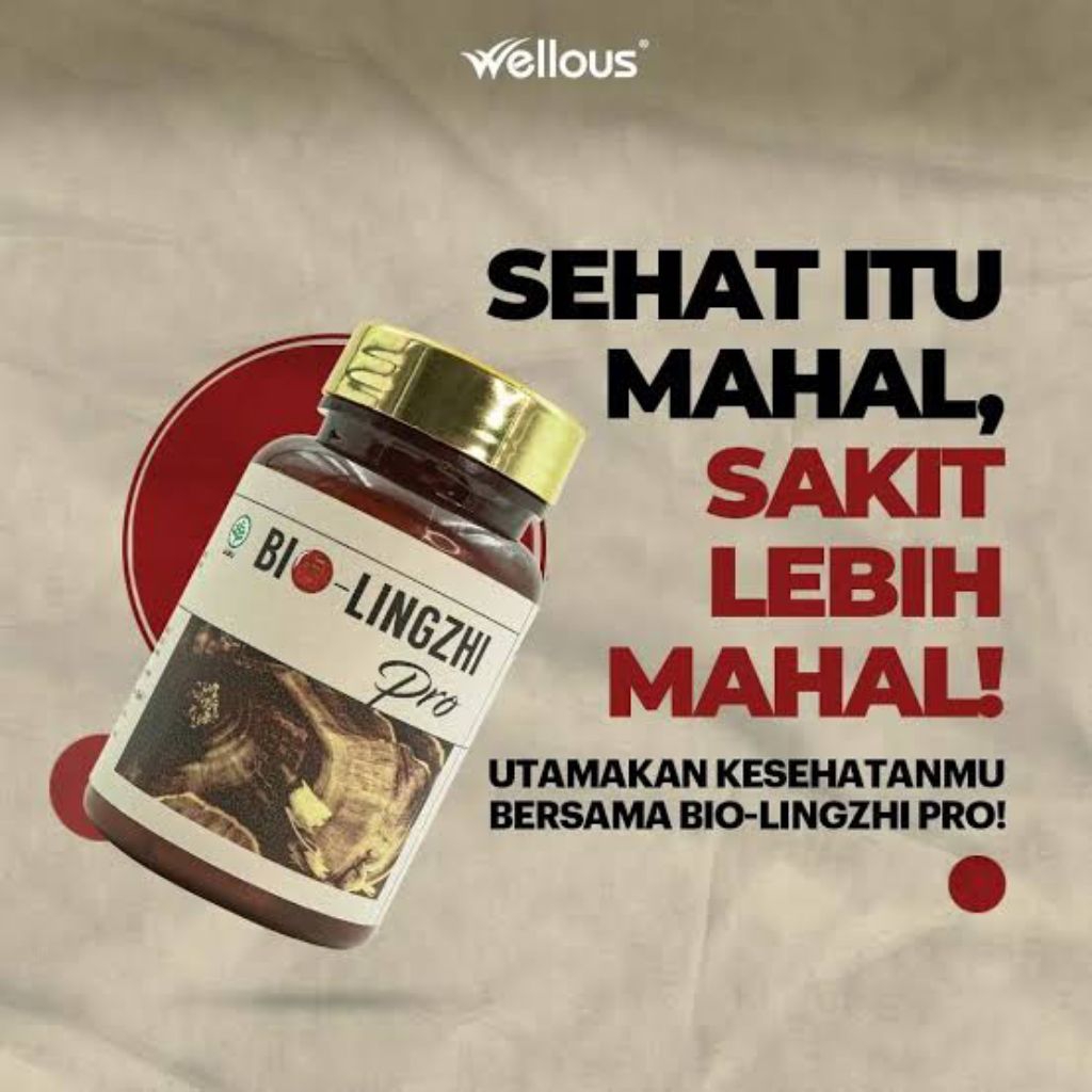 Bio Lingzhi Pro Suplemen Multivitamin 60kapsul Bio Lingzhi