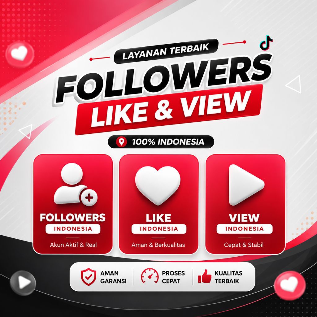 Followers TikTok Murah + Bonus Melimpah Auto Naik & Cepat