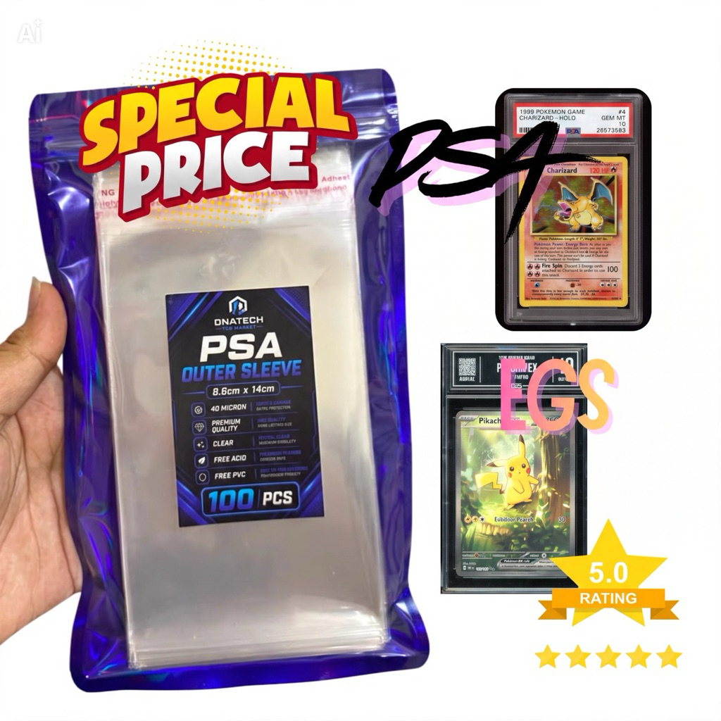 PSA & Grade Master Outersleeve 40 Micron