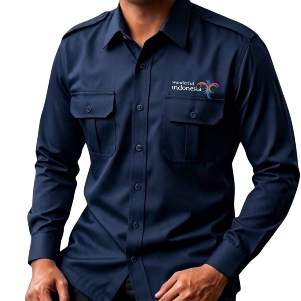 kemeja wonderful Indonesia seragam wonderful Indonesia baju wonderful Indonesia