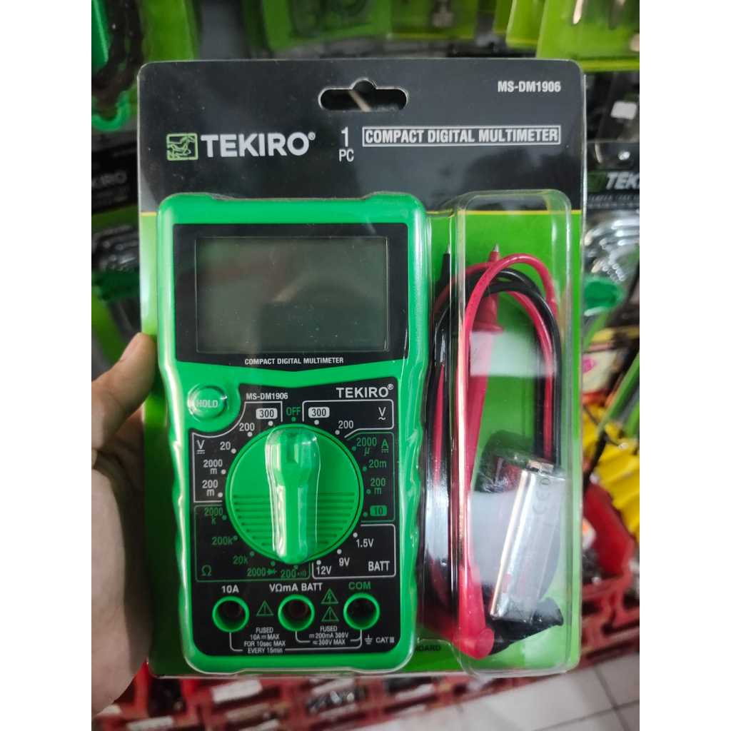 MultiTester Digital Tekiro - Compact Digital MultiTester Tekiro Original - Multi Tester Digital
