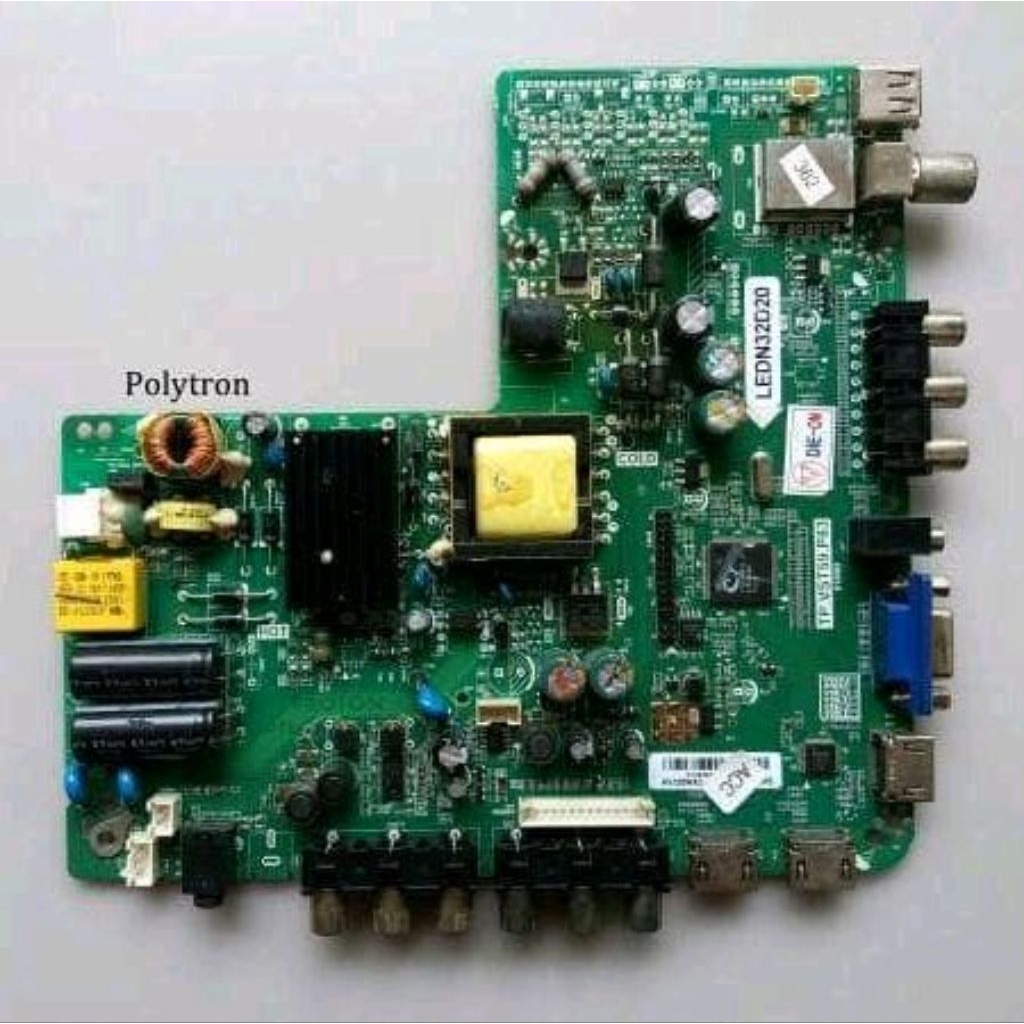 Mainboard LED TV Polytron PLD 32D552 32T552 PLD32D552 PLD32T552 Mesin Matherboard TP.VST59.P83 LCD L