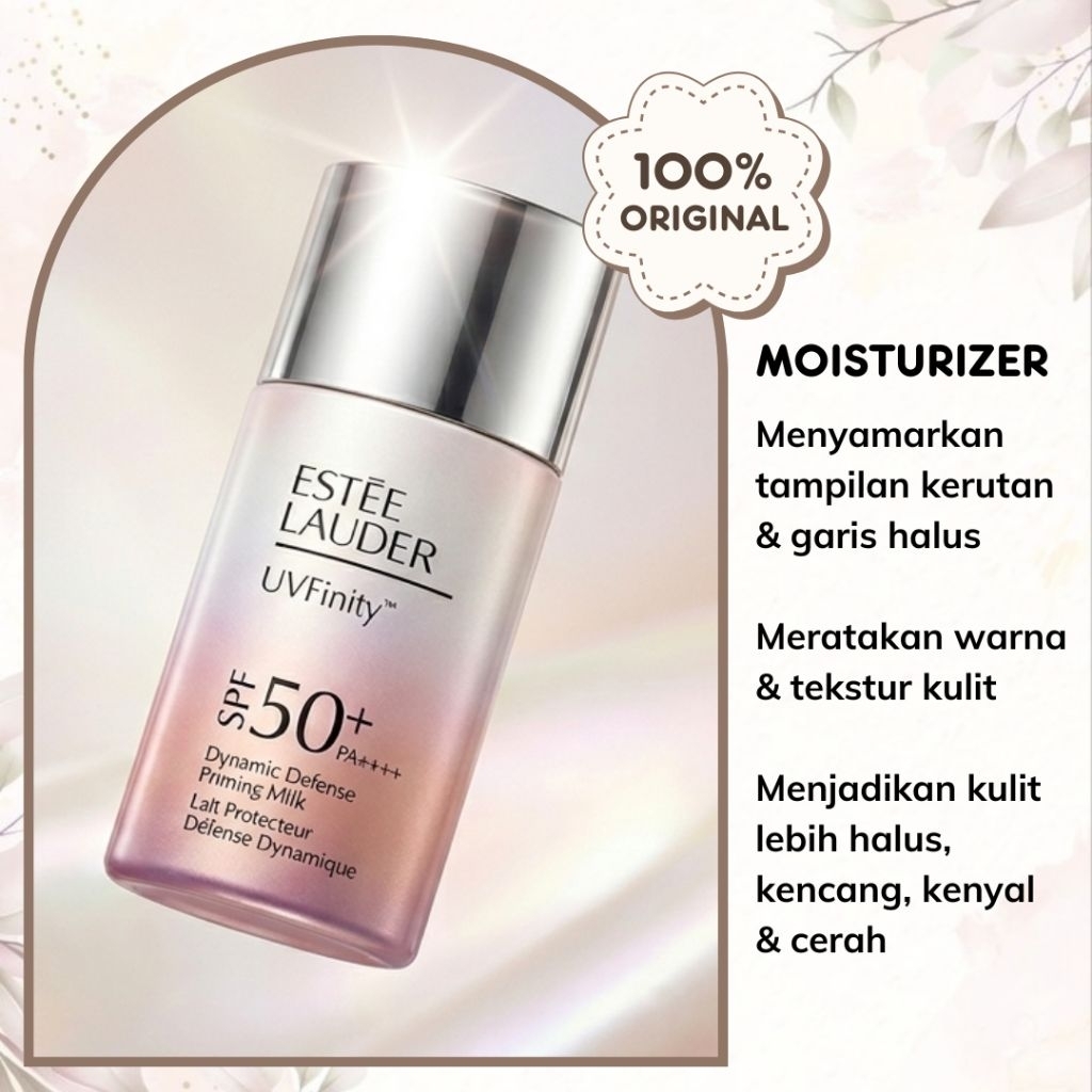 [ ESTEE LAUDER ] UVFinity Dynamic Defense Priming Milk SPF 50+ PA++++ Sun Protector - 30ml Sunscreen