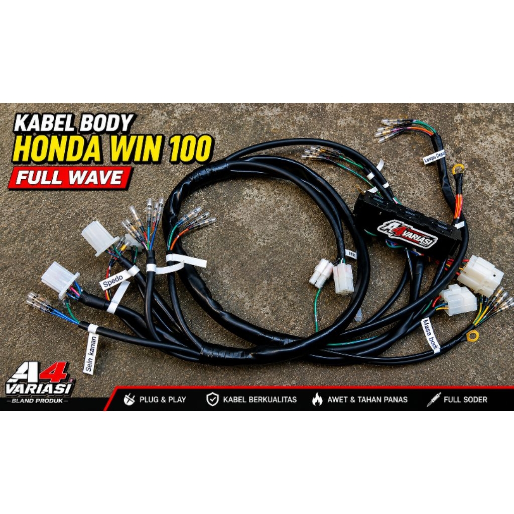 Kabel body honda win100 full wave
